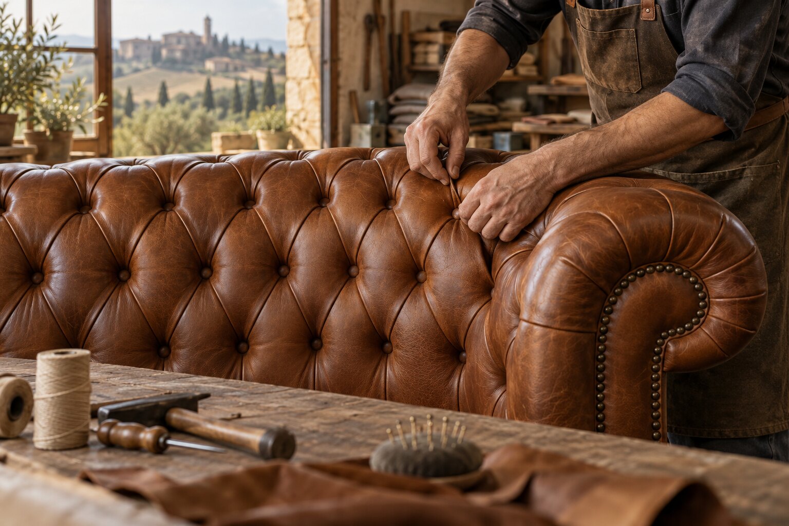 Capitonné Chesterfield: come si realizza e come valutarne la qualità